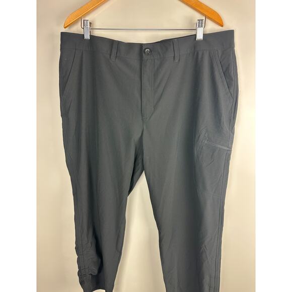 Eddie Bauer Ripstop Crop Pants Stretch Cargo Zip Pocket Capri Women's Size 16 - Picture 4 of 15